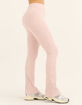 Arise Comfort Mid-Waist Flare Leggings - Mauve